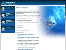 Tablet Screenshot of integrics.com